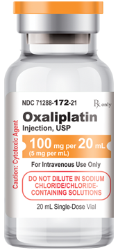 Oxaliplatin Injection, USP 100 mg per 20 mL